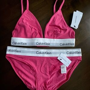 Calvin Klein Pink Underwear Set